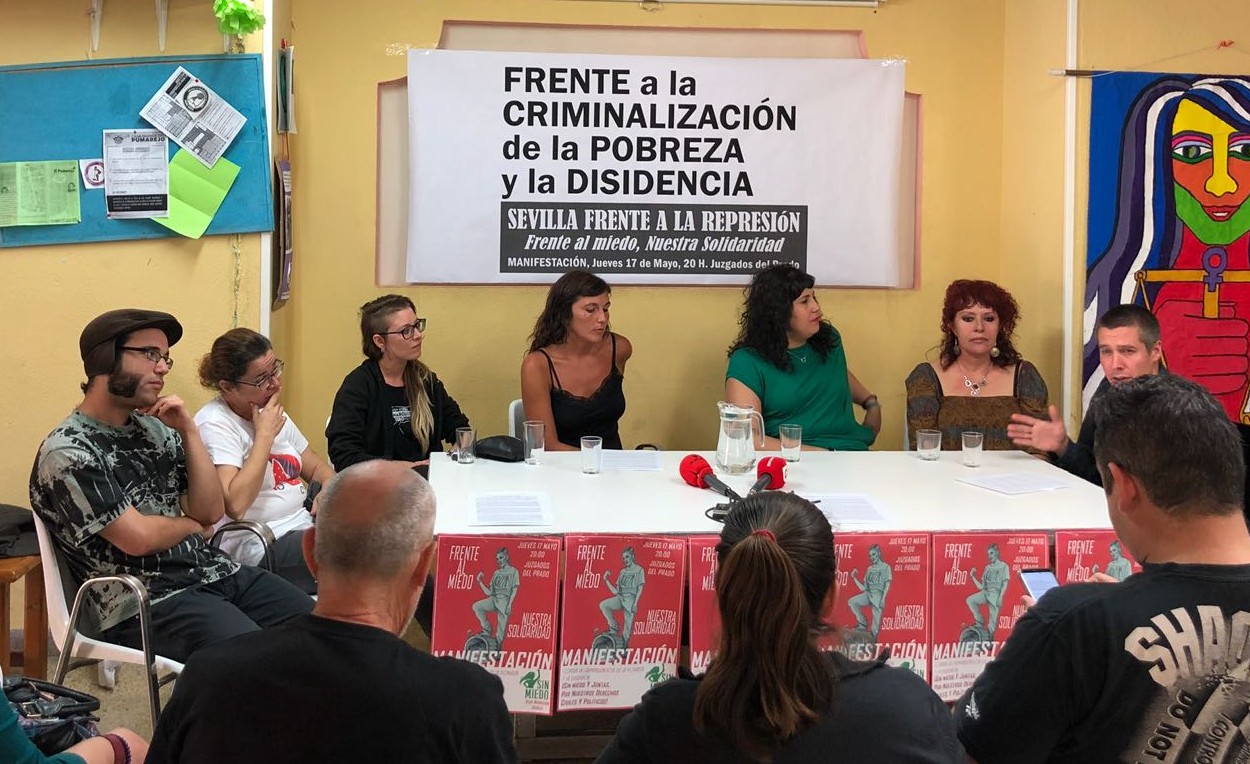 Campaña Sevilla Sin Miedo – Stop Represión: “Frente al miedo, nuestra solidaridad”