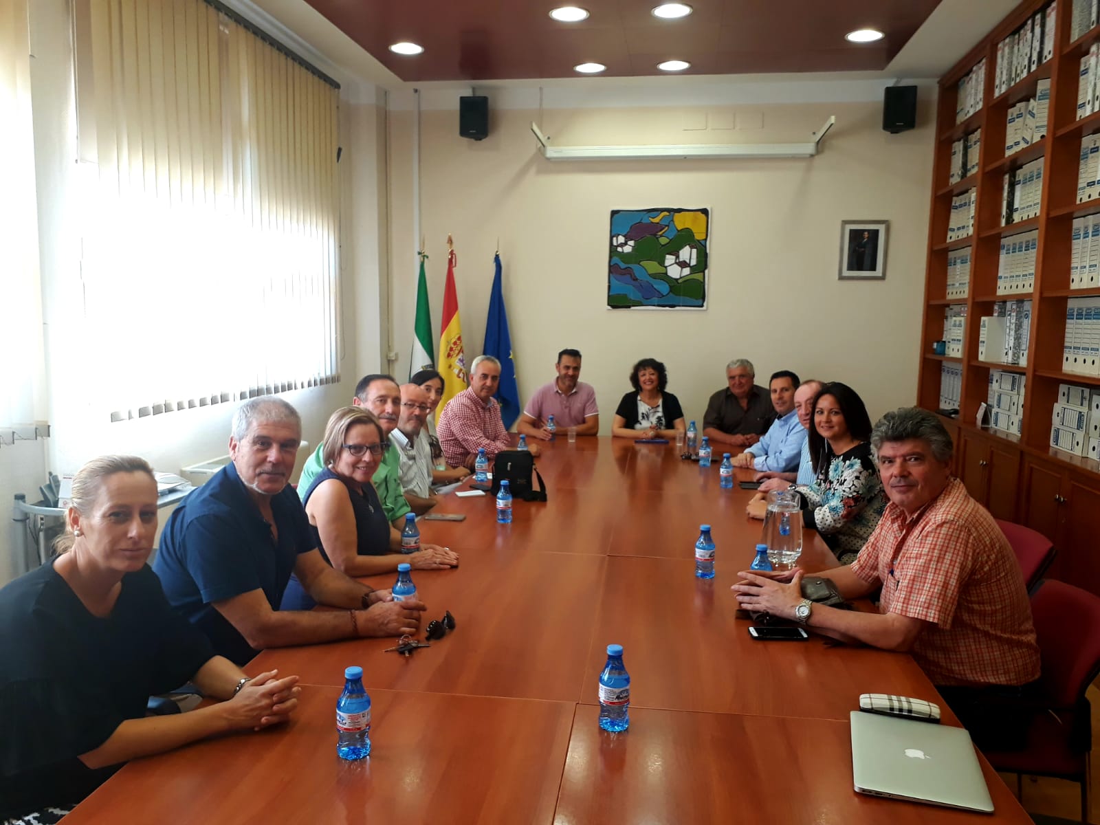 La Subdelegada del Gobierno mantiene un encuentro con los alcaldes de la Comarca del Guadiato