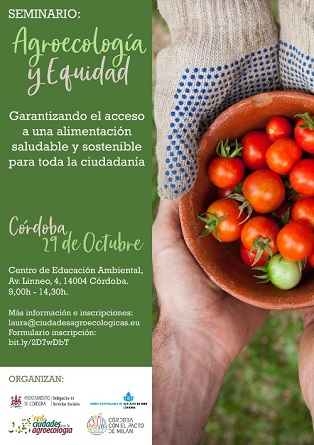 Ganemos Córdoba anima a participar en el Seminario de Agroecología y Equidad del próximo 29 de octubre