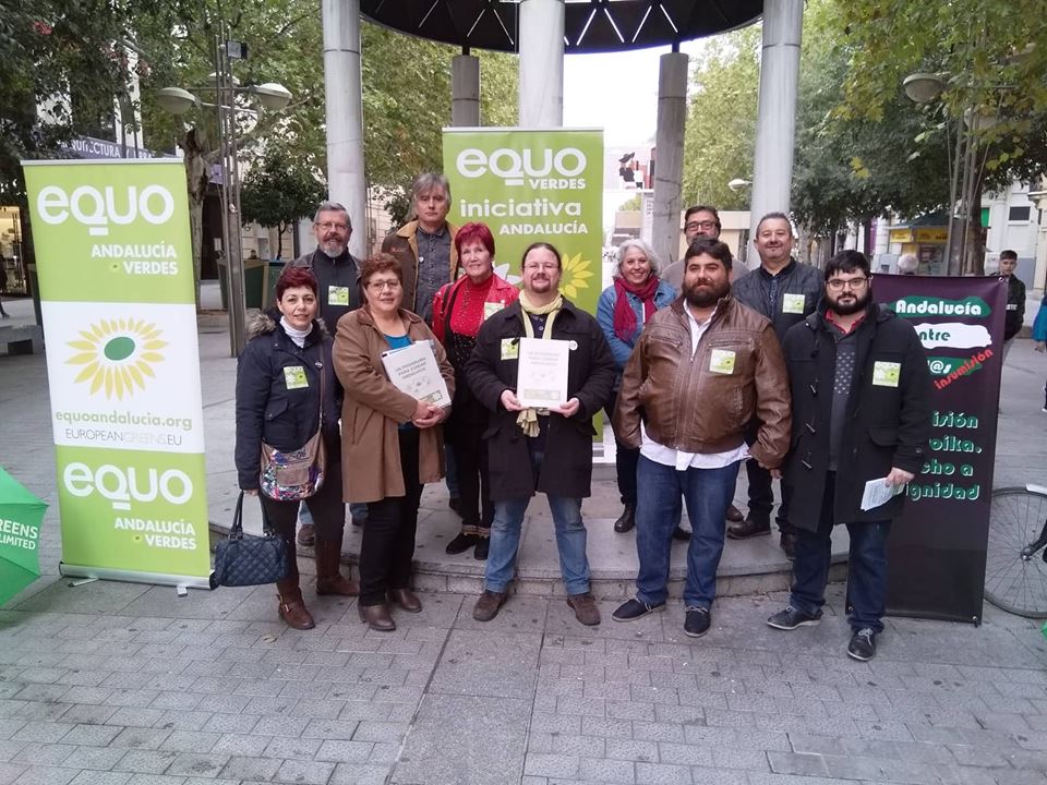 EQUO Verdes-Iniciativa Andalucía reivindica la Renta Básica al presentar su “compromiso con Andalucía” en Córdoba