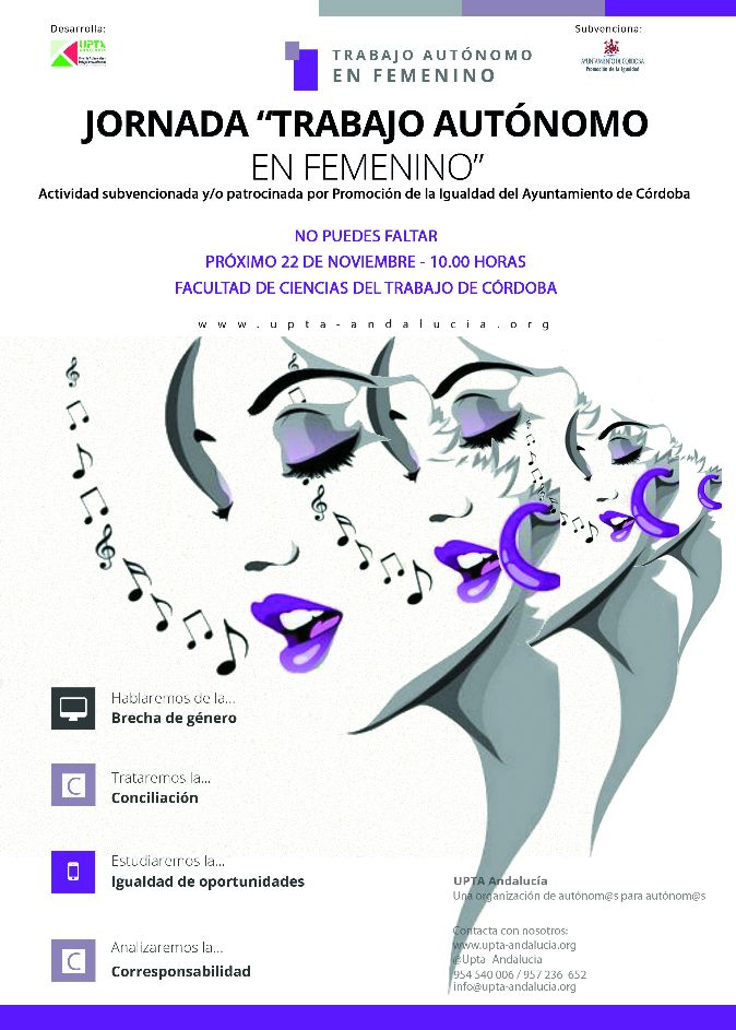 Jornada en Córdoba: ‘Trabajo autónomo en femenino’