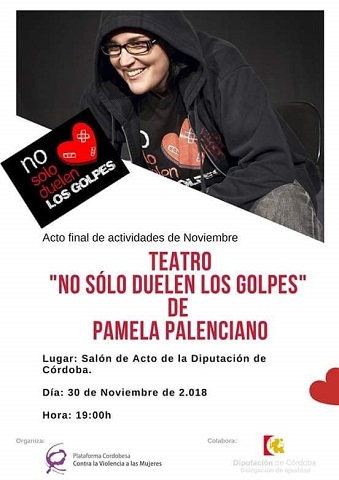 “No sólo duelen los golpes”, un monólogo teatral de Pamela Palenciano