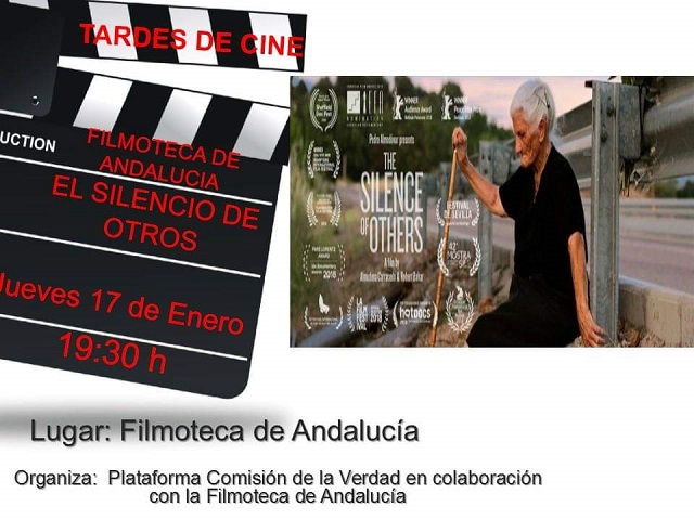 La Filmoteca de Andalucía proyectará el 17-E “El silencio de otros” en colaboración con la Plataforma por la Comisión de la Verdad