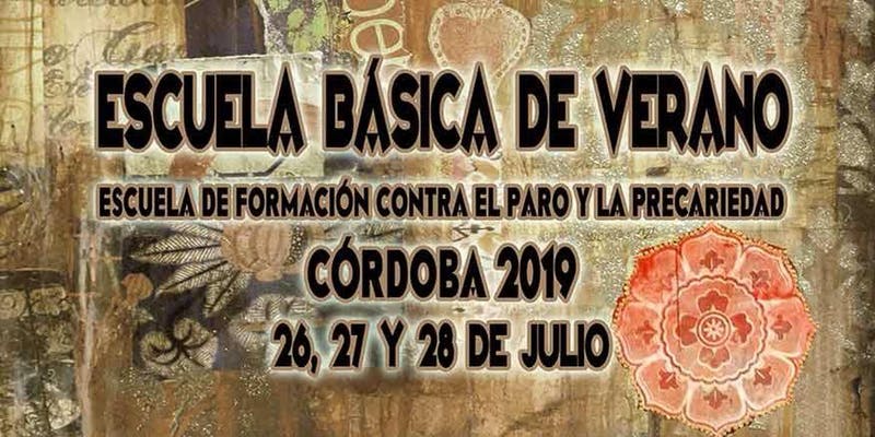 Córdoba acogerá la V Escuela Básica contra el Paro y la Precariedad