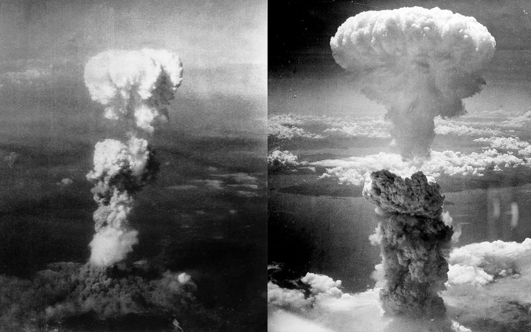 Concentración antinuclear en conmemoración del bombardeo de Hiroshima y Nagasaki
