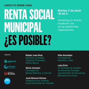 Renta Social Municipal ¿Es posible? @ Canal de Facebook de Córdoba en Común