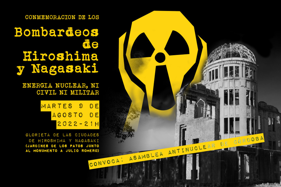 Convocan, un año más, una concentración conmemorativa del bombardeo atómico de EE.UU. contra Hiroshima y Nagasaki
