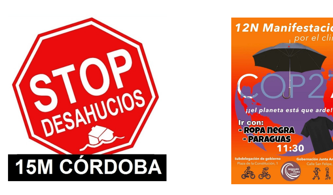 Stop Desahucios llama a participar en la movilización del 12N