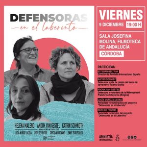 Defensoras en el laberinto @ Sala Josefina Molina de la Filmoteca de Andalucía