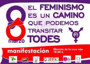 El feminismo, un camino que podemos recorrer todes @ Glorieta de la Cruz Roja