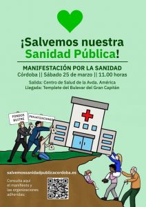Manifestación por la sanidad pública