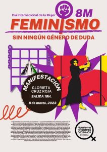 Feminismo sin ningún género de duda. Manifestación 8M @ Glorieta de la Cruz Roja