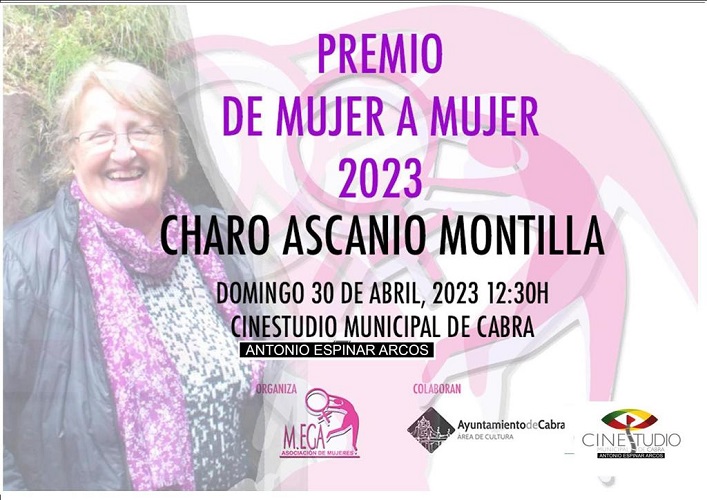 Mujeres Egabrenses reconoce la trayectoria de Charo Ascanio con su premio “De Mujer a Mujer” 2023