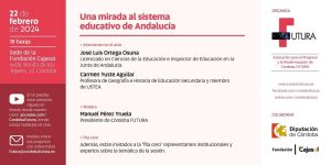 Una mirada al sistema educativo de Andalucía @ Fundación Cajasol