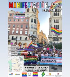 Manifestación LGTBI+ POR LA DIVERSIDAD @ Diputación de Córdoba