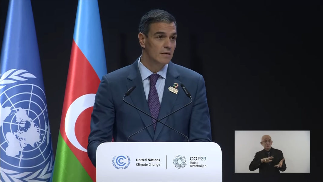 Ecologistas en Acción lamenta las desafortunadas declaraciones de Pedro Sánchez en la COP29