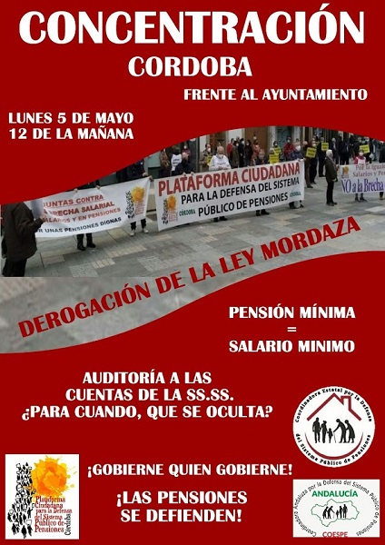 Concentración por la derogación de la Ley Mordaza