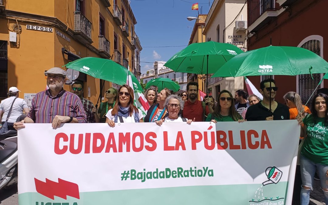 La lucha por la Educación Pública se cita este sábado 17 en Málaga y Sevilla