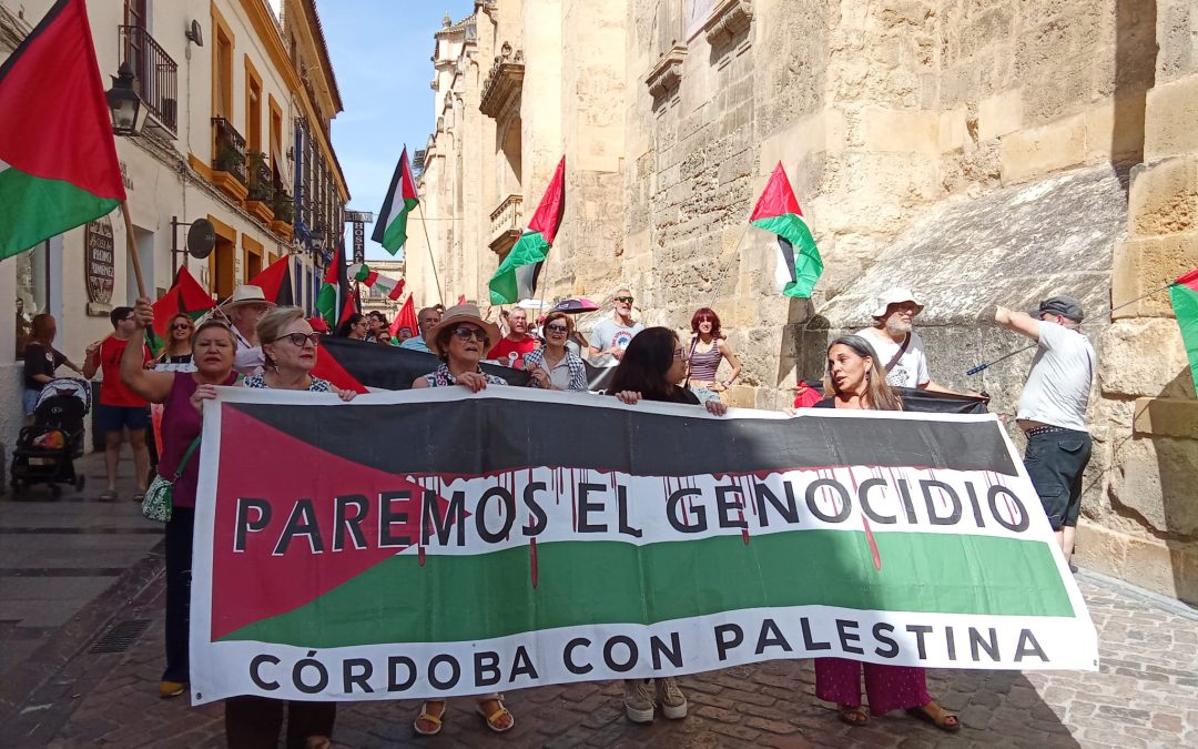 Las iniciativas cordobesas de solidaridad con Palestina se suman a la Marcha a Gaza