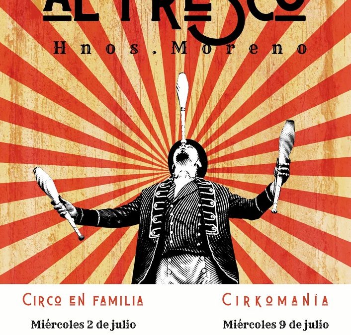 Circo y humor «Al fresco» en San Agustín